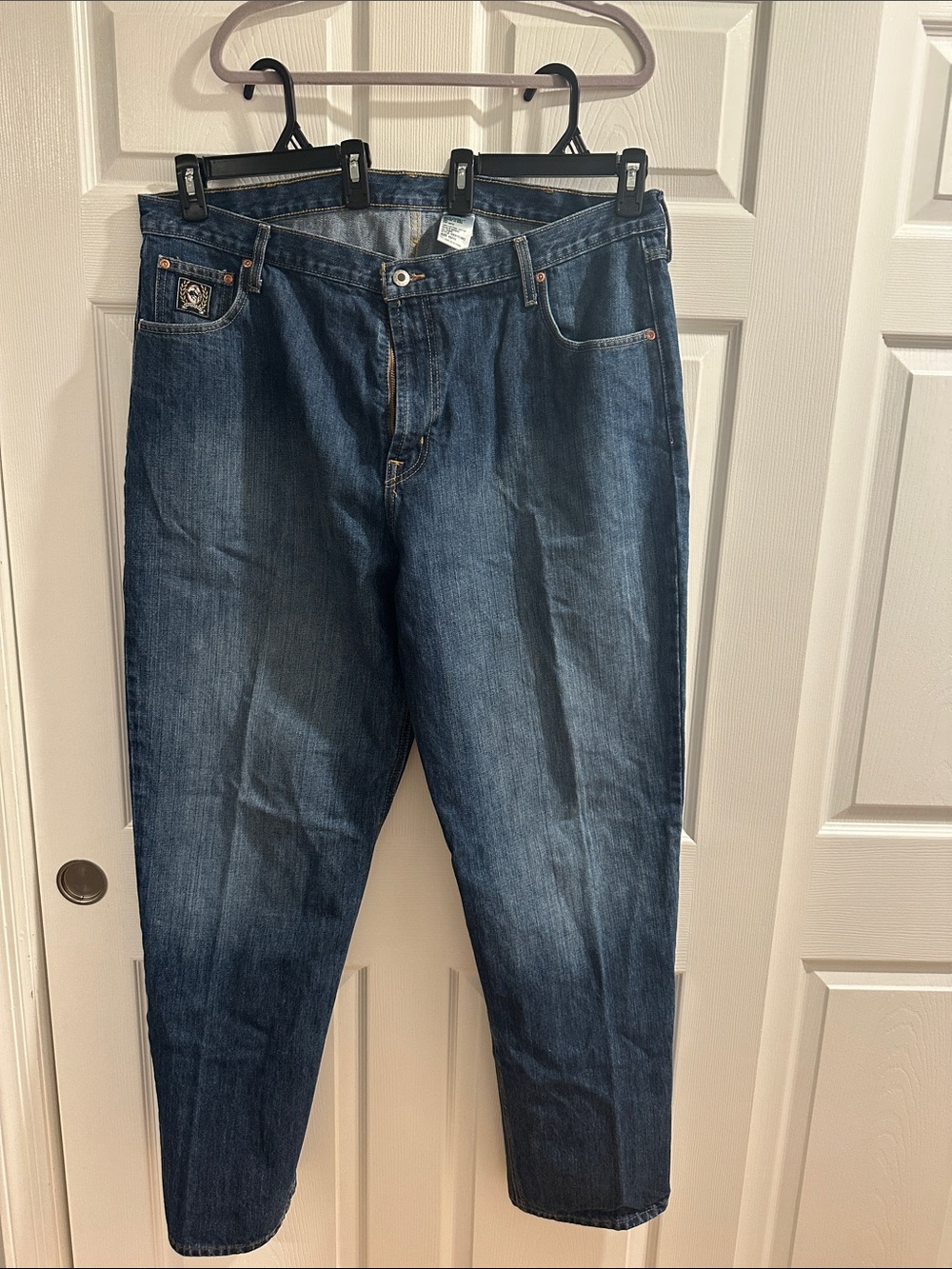 Cinch Men's Dark Wash Relaxed Fit Jeans (42x34)